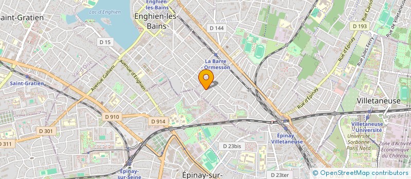 localisation de l'entreprise D.S.R. IMMOBILIER  DEUIL-LA-BARRE