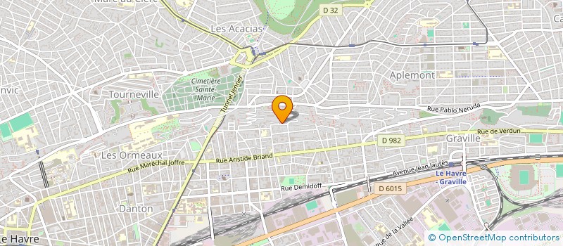 localisation de l'entreprise D.S.R.P. à LE HAVRE