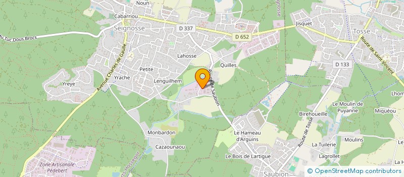 localisation de l'entreprise D'S RACING WORKS à SEIGNOSSE