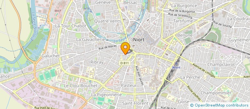 localisation de l'entreprise D S S I  NIORT