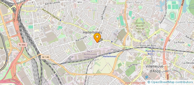 localisation de l'entreprise D S T à LILLE