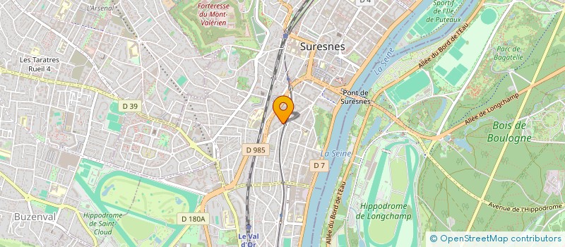 localisation de l'entreprise D.S.T. DEGAUQUE - SOINS - THANATOPRAXIE à SURESNES