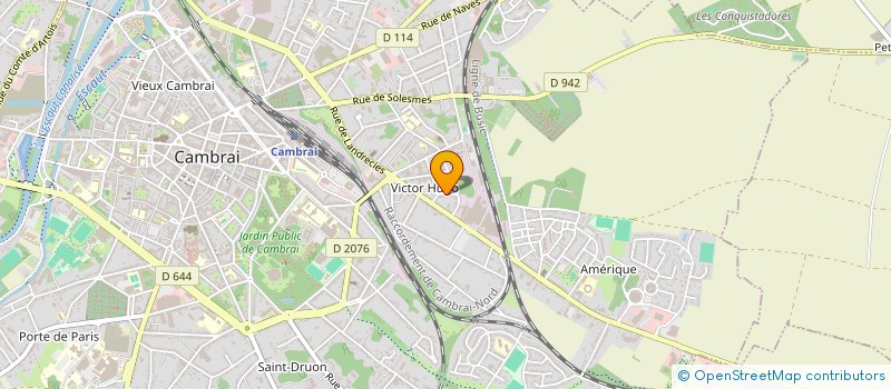 localisation de l'entreprise D&S TP à ESTOURMEL