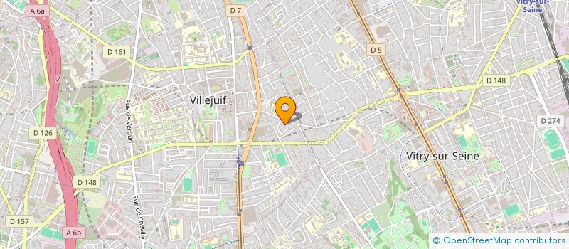 localisation de l'entreprise D-S.TRANS à VILLEJUIF