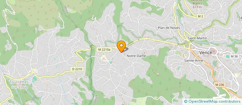 localisation de l'entreprise D'S V V S à VENCE