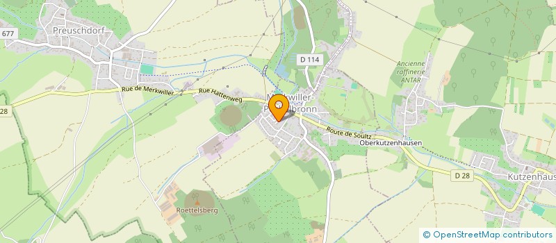 localisation de l'entreprise D SAND KERN FOM ELSASS  MERKWILLER-PECHELBRONN