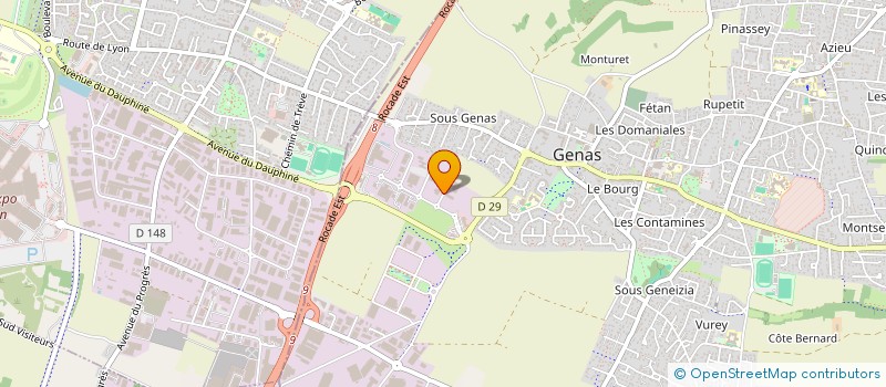 localisation de l'entreprise D-SECURITE GROUPE  GENAS