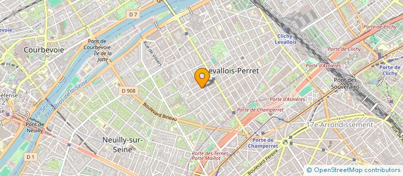 localisation de l'entreprise D'SERVICES à LEVALLOIS-PERRET