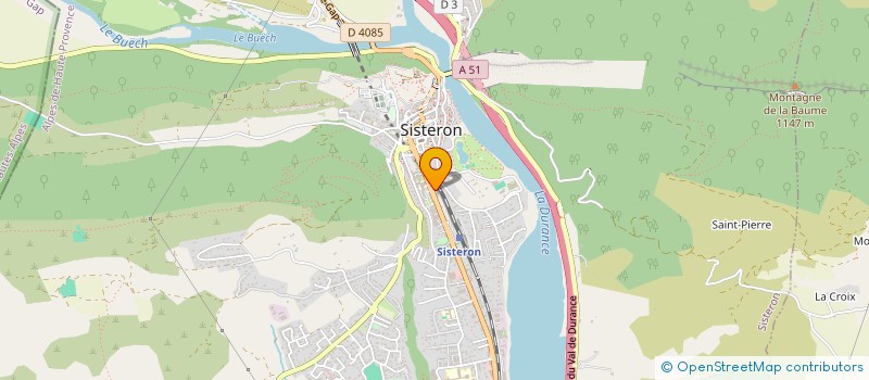 localisation de l'entreprise D SERVICES à SISTERON
