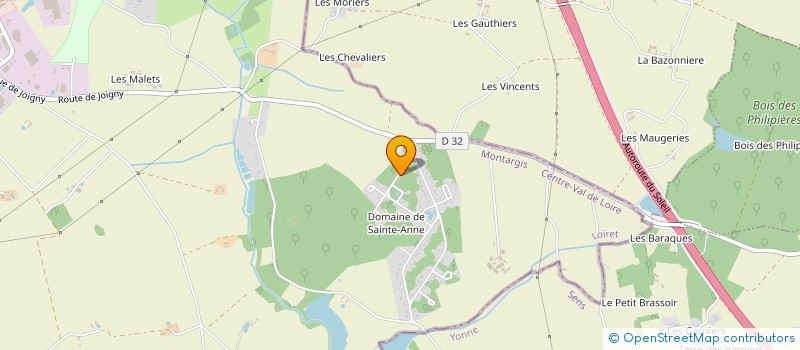 localisation de l'entreprise D SERVICES à COURTENAY