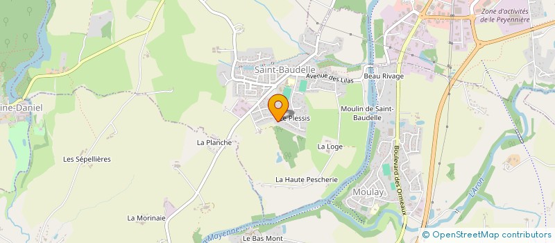 localisation de l'entreprise D'SIS  SAINT-BAUDELLE