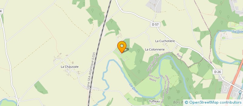 localisation de l'entreprise D SIX  LEZAY