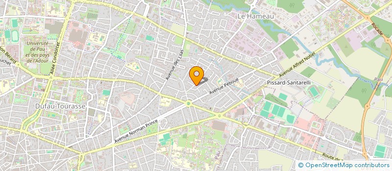 localisation de l'entreprise D.SM AVOCATS à PAU