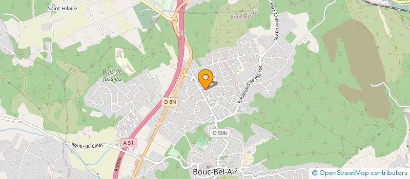 localisation de l'entreprise D-SOLUTIONS à BOUC-BEL-AIR