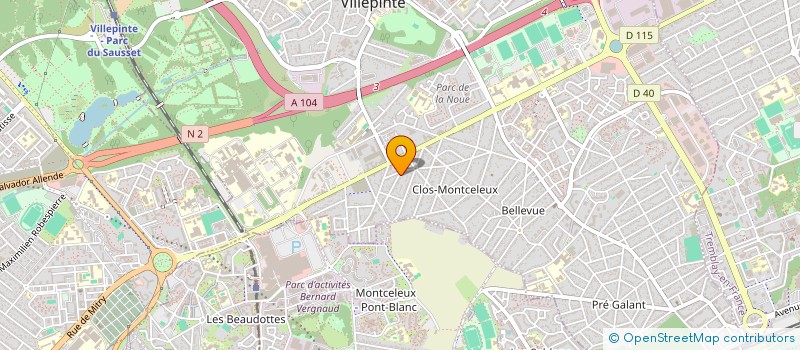 localisation de l'entreprise D.SQUARE IT à VILLEPINTE