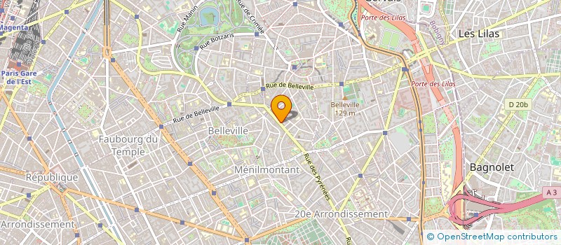 localisation de l'entreprise D. STAN  PARIS