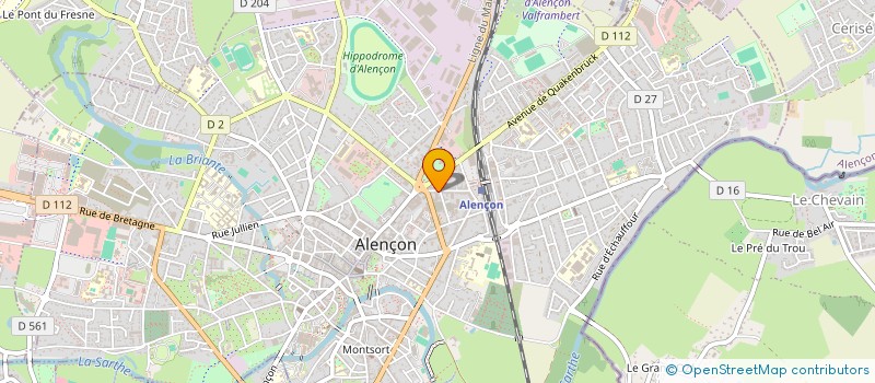 localisation de l'entreprise D'STOCK à ALENCON