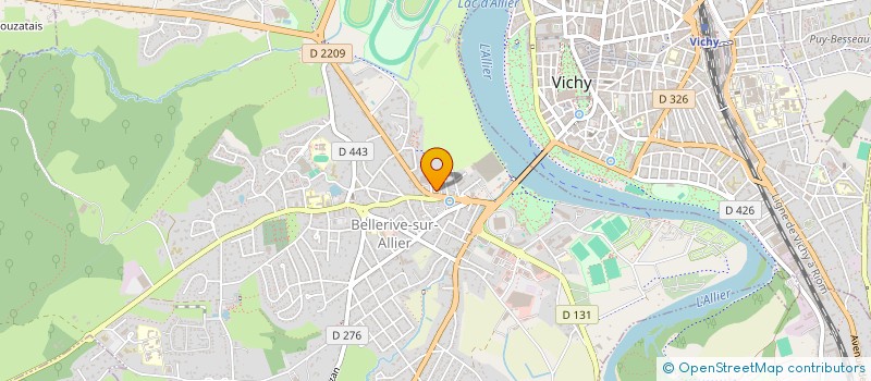localisation de l'entreprise D-STOCKS GOLF à BELLERIVE-SUR-ALLIER