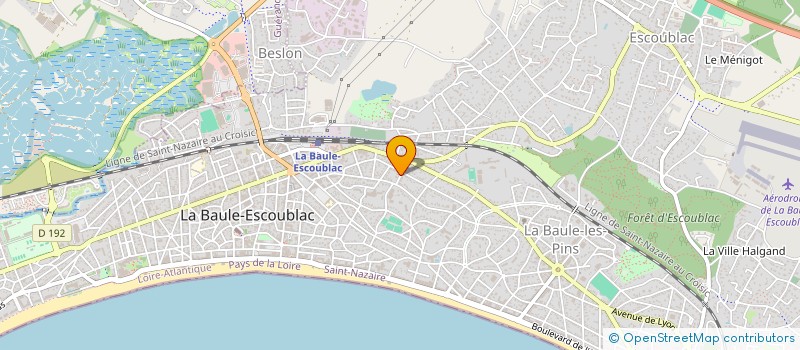 localisation de l'entreprise D'STOP à LA BAULE-ESCOUBLAC