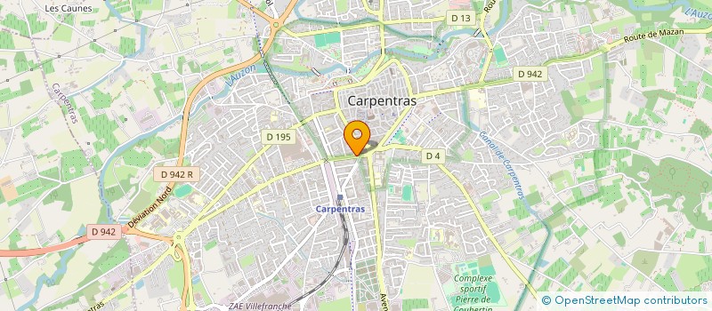 localisation de l'entreprise D-STRESS PERMIS à CARPENTRAS