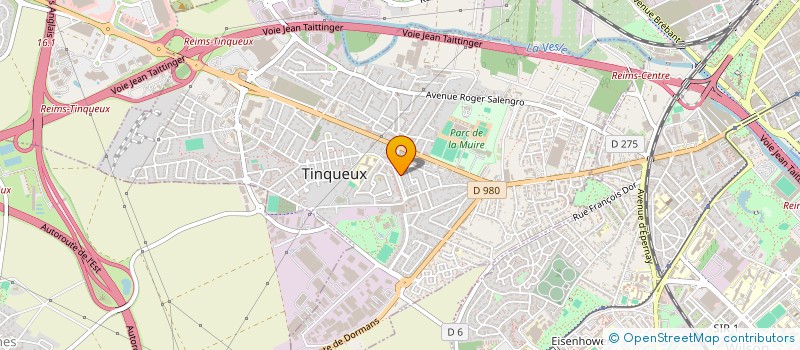 localisation de l'entreprise D.T ASSURANCES ET PATRIMOINE  TINQUEUX