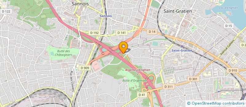 localisation de l'entreprise D T B à ARGENTEUIL
