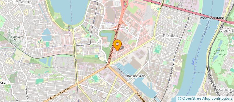 localisation de l'entreprise D-T BATIMENT  BORDEAUX