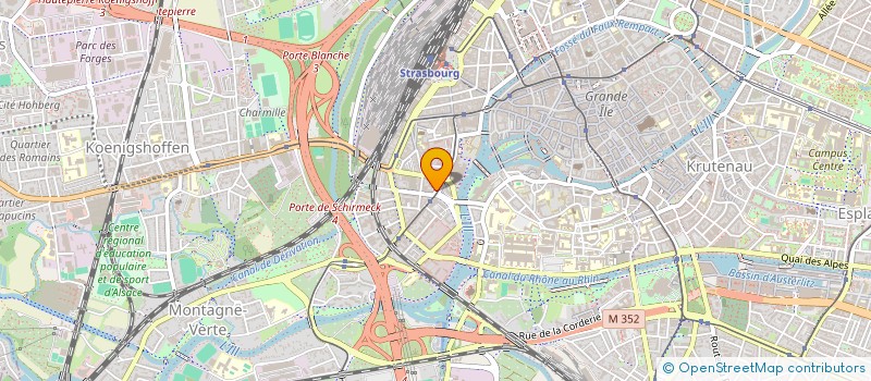 localisation de l'entreprise D T C à STRASBOURG