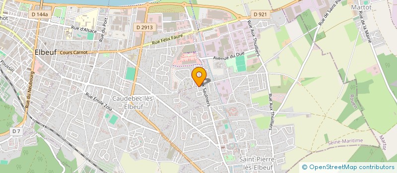 localisation de l'entreprise D.T.C-CANIVAL  CAUDEBEC-LES-ELBEUF