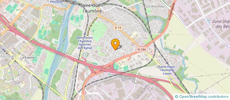 localisation de l'entreprise D T CONSULTING à SAINT-OUEN-L'AUMONE
