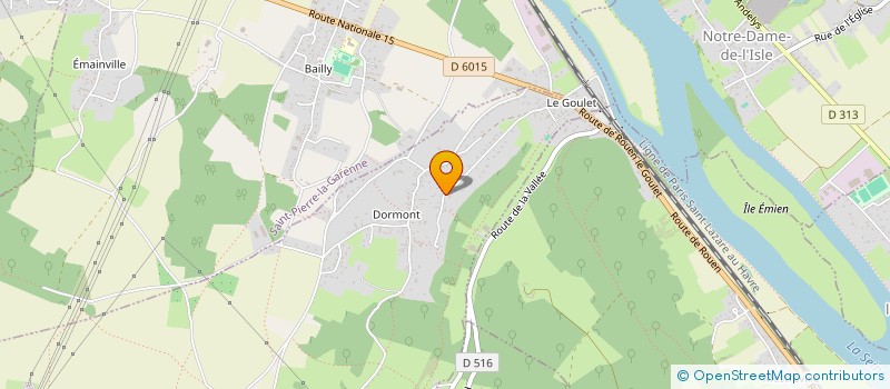 localisation de l'entreprise D&T CORPORATION  SAINT-PIERRE-DE-BAILLEUL