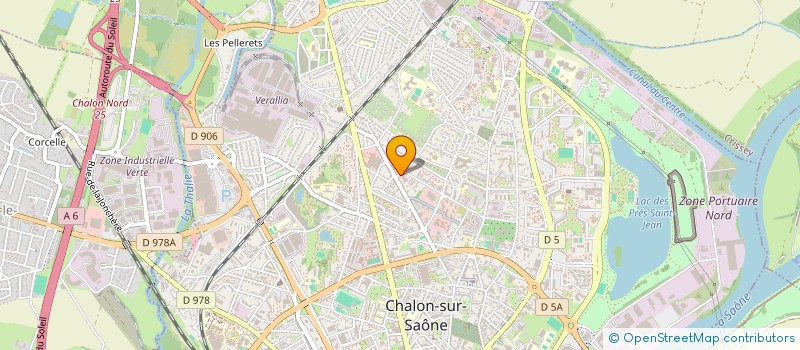 localisation de l'entreprise D.T. DISTRIBUTION à CHALON-SUR-SAONE