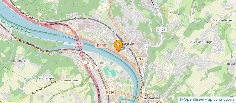 localisation de l'entreprise D.T HOLDING  VIENNE