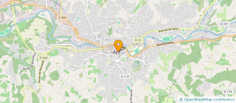 localisation de l'entreprise D.T.I.G. DIAGNOSTIC TECHNIQUE IMMOBILIER GENERAL à APT