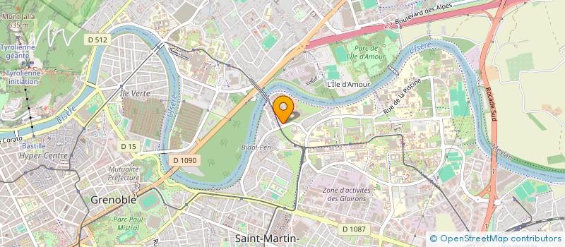 localisation de l'entreprise D T L INVESTISSEMENTS  SAINT-MARTIN-D'HERES