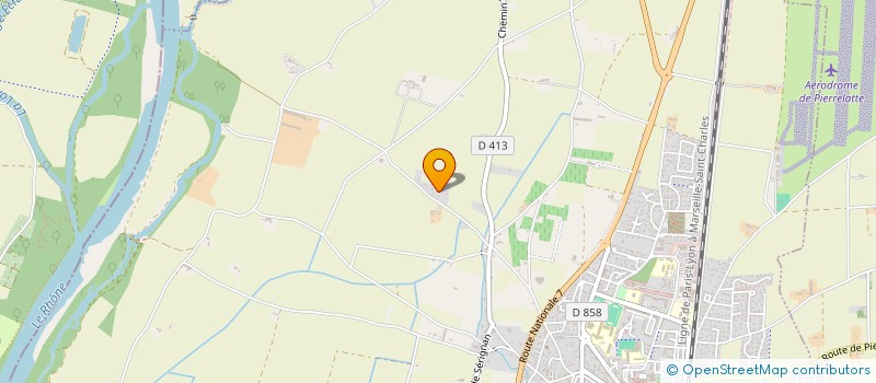 localisation de l'entreprise D&T LOC  PIERRELATTE