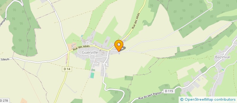 localisation de l'entreprise D&T LOC'S  GUERVILLE