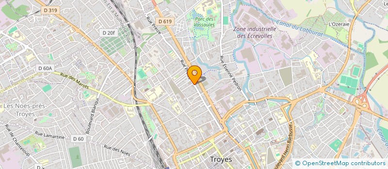 localisation de l'entreprise D T'R à TROYES