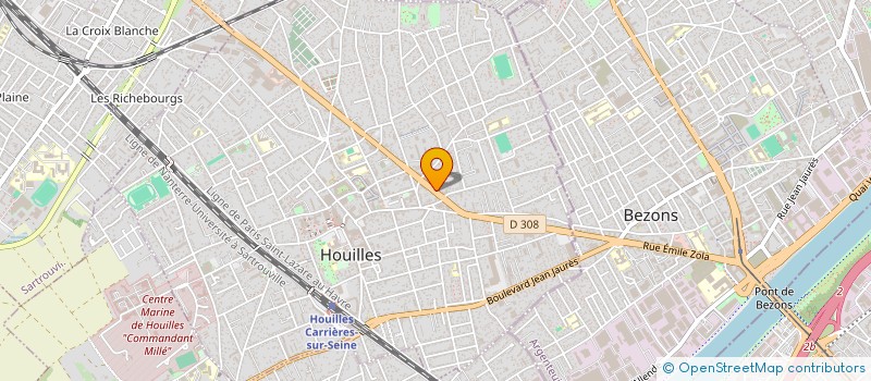 localisation de l'entreprise D.T.R.L. à HOUILLES