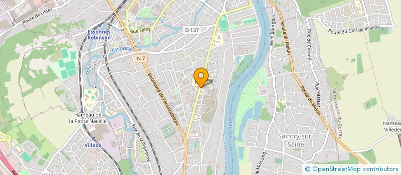 localisation de l'entreprise D.T.R SPORT à CORBEIL-ESSONNES