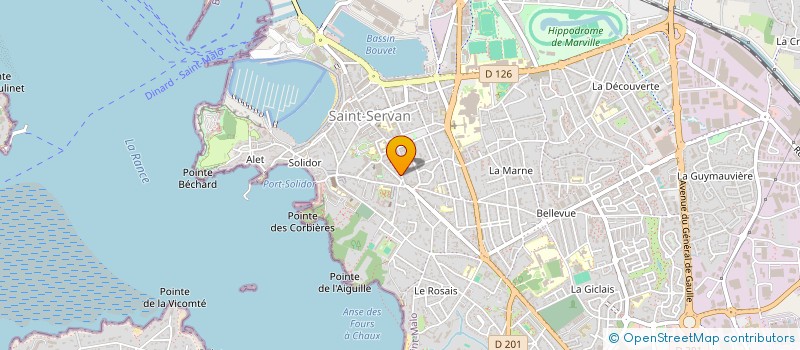 localisation de l'entreprise D.T.S. à SAINT-MALO