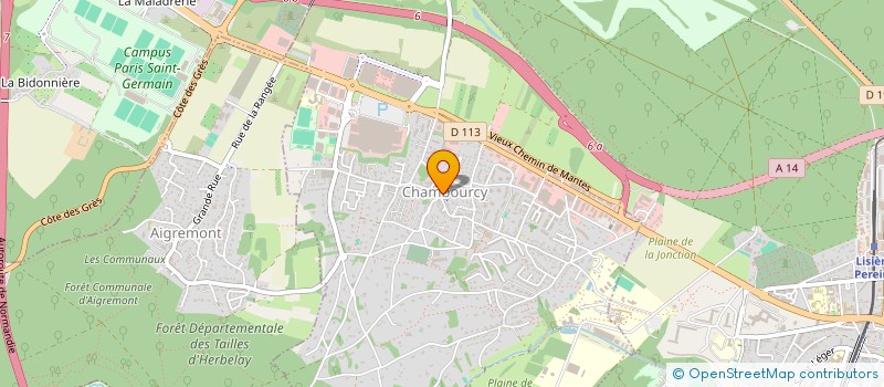 localisation de l'entreprise D.T.S. SECURITE à CHAMBOURCY