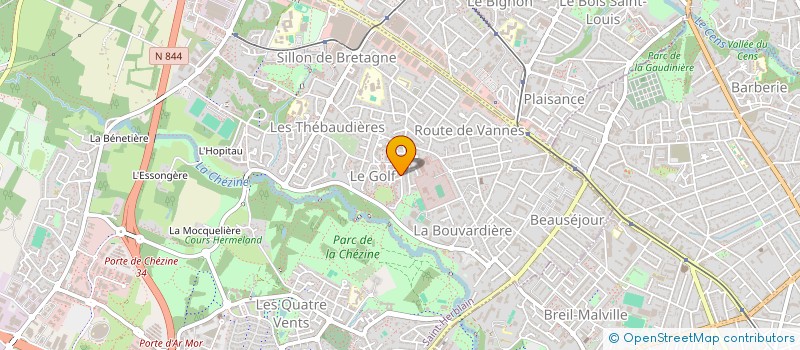 localisation de l'entreprise D-TAXI  SAINT-HERBLAIN