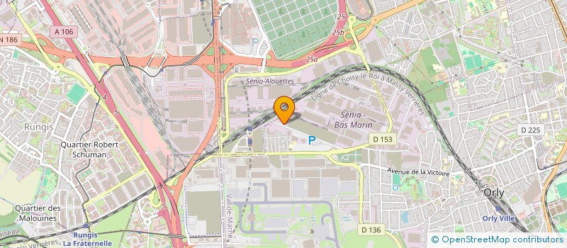 localisation de l'entreprise D.TEAM  ORLY