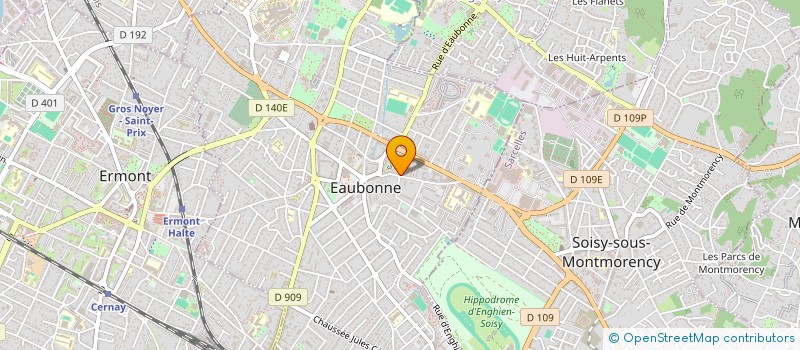 localisation de l'entreprise D-TECH CONSULTING à EAUBONNE