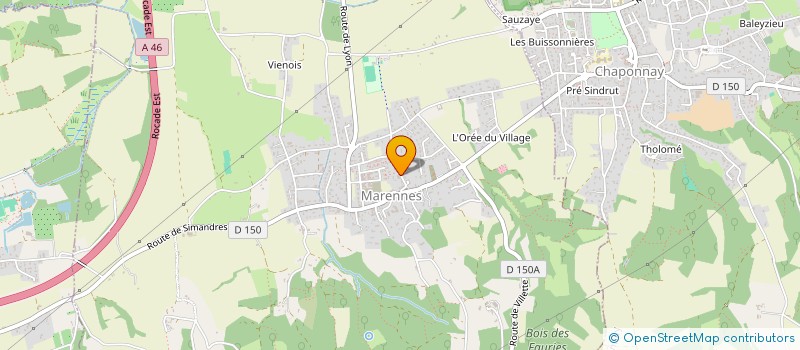 localisation de l'entreprise D TECH FUITES LOIRE AUVERGNE  MARENNES