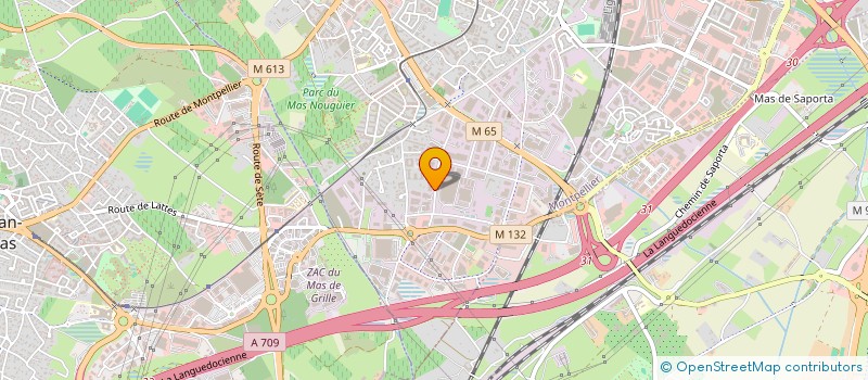 localisation de l'entreprise D-TEK ETANCHEITE à MONTPELLIER