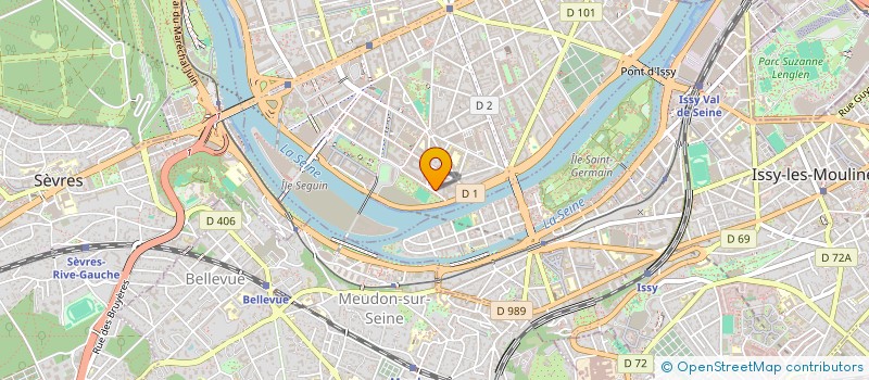 localisation de l'entreprise D-TEKT à BOULOGNE-BILLANCOURT