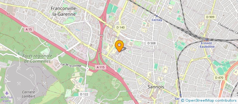 localisation de l'entreprise D TER RECORDZ LABEL INDEPENDANT  SANNOIS