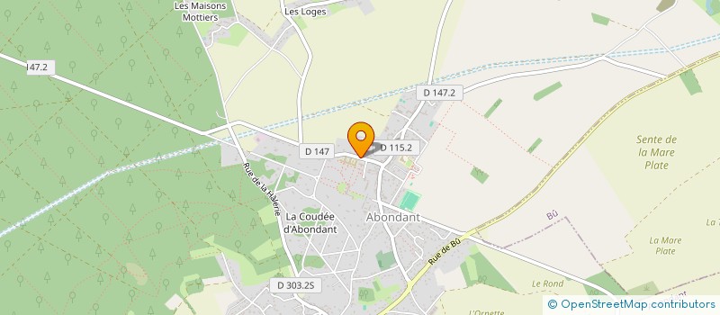 localisation de l'entreprise D.TH LOCATION à ABONDANT